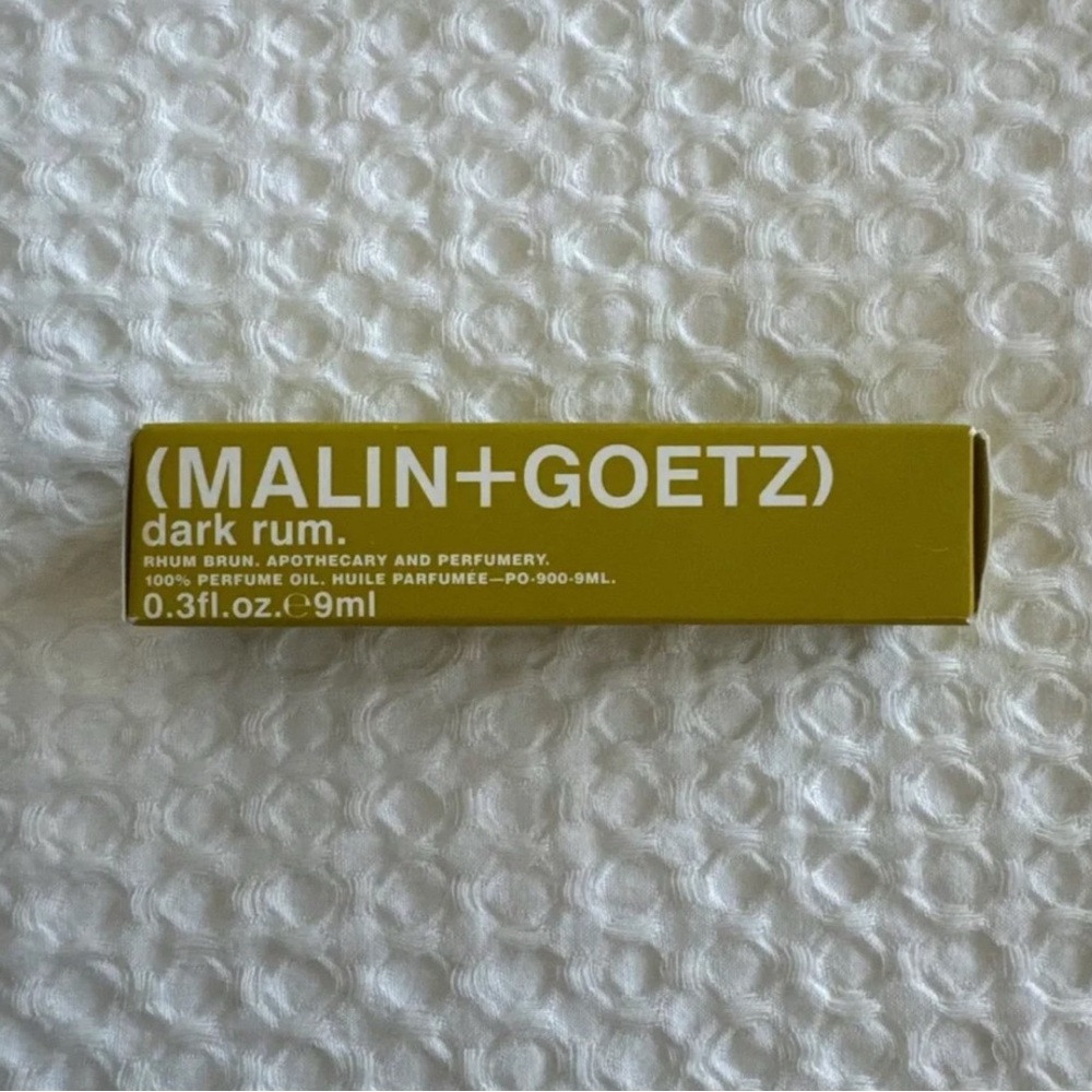 (MALIN+GOETZ) Dark Rum Perfume Oil Full Size 0.3 fl oz, New in the Box